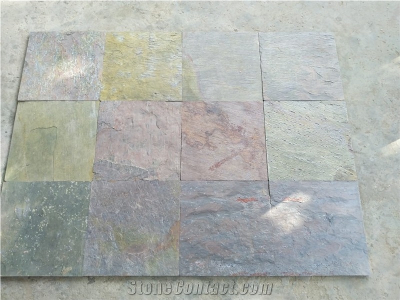 Natural Slate Stone Wall Cladding Panels 