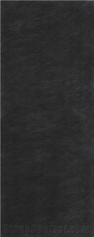 Black Graffiti Panel Slim Porcelain Slabs 1S03CD120300-4901X