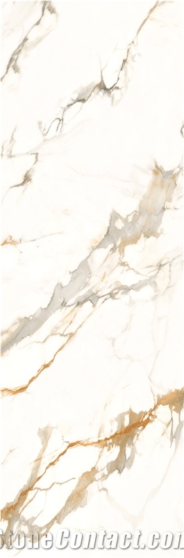 Calacatta Gold Polished Sintered Slab 1S09QD080240-5036P
