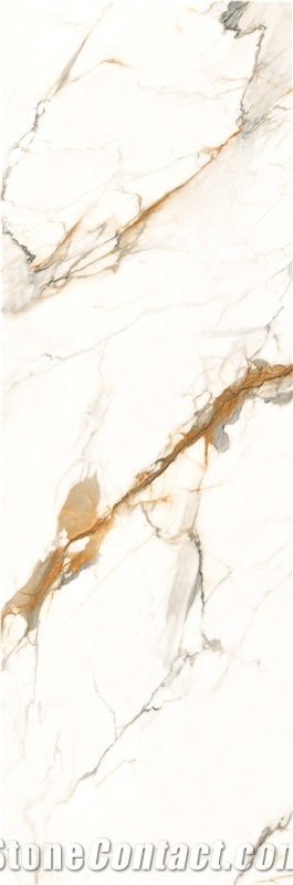 Calacatta Gold Polished Sintered Slab 1S09QD080240-5036P