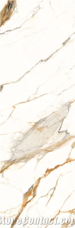Calacatta Gold Polished Sintered Slab 1S09QD080240-5036P