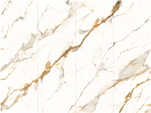 Calacatta Gold Polished Sintered Slab 1S09QD080240-5036P