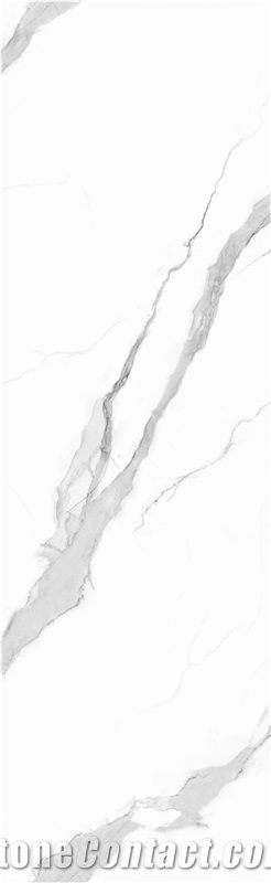 Carrara White Polished Sintered Stone 5-JH268019