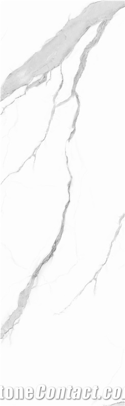 Carrara White Polished Sintered Stone 5-JH268019