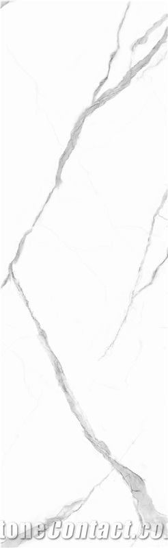 Carrara White Polished Sintered Stone 5-JH268019