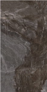 Dark Geographical Stone Polished Sintered Slab 5-JH241221