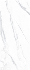 Glossy Carrara White Marble Sintered Slab 1S06QD120278-1508G