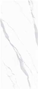 Glossy Carrara White Marble Sintered Slab 1S06QD120278-1508G