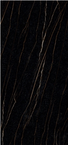 High-end Nerodorato Marble Look Sintered Slab YB-M261221518
