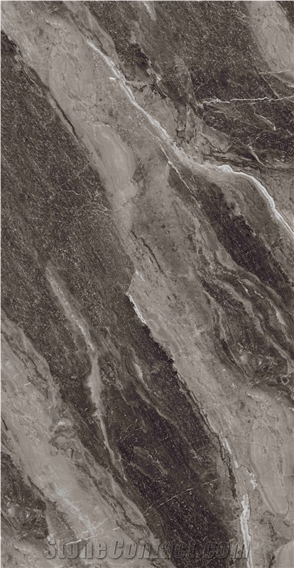 Italian Brown Elegant Marble Look Sintered Stone 5-JH241233