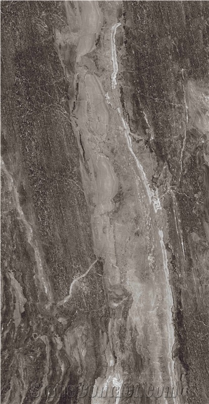 Italian Brown Elegant Marble Look Sintered Stone 5-JH241233