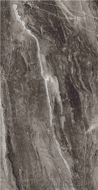 Italian Brown Elegant Marble Look Sintered Stone 5-JH241233
