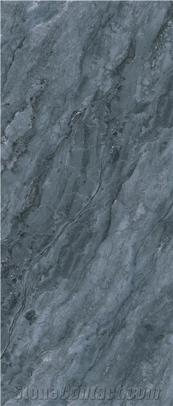 Mysterious Grey Marble Look Sintered Slab 2S06QD120278-1503G