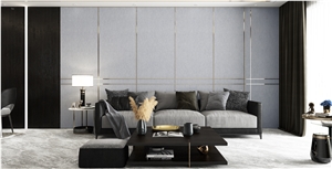 Soft Matte Grey Fabric Look Sintered Slab 2S06QD120260-1087Y