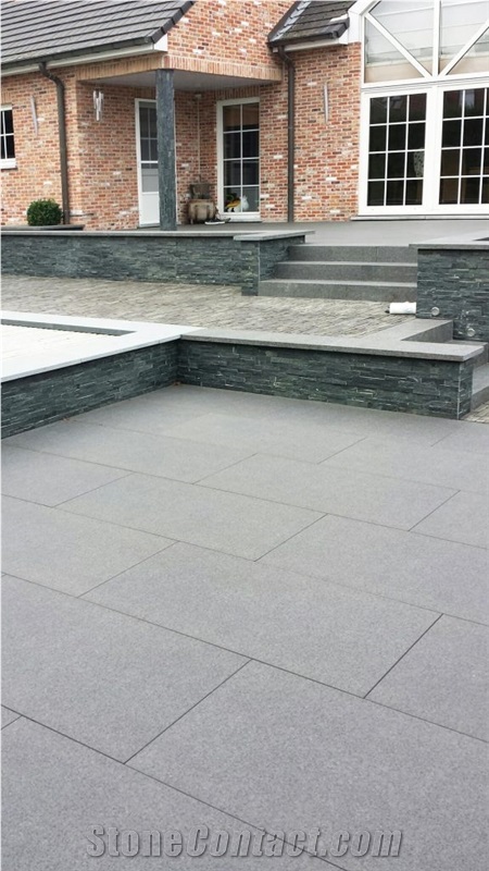 Duracer Basaltina Olivia Black Ceramic Terrace-Patio Paver