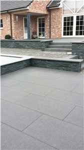 Duracer Basaltina Olivia Black Ceramic Terrace-Patio Paver