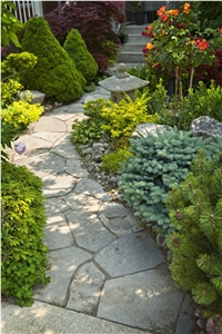 Sandstone Flagstone Garden Walkway, Terrace Paver