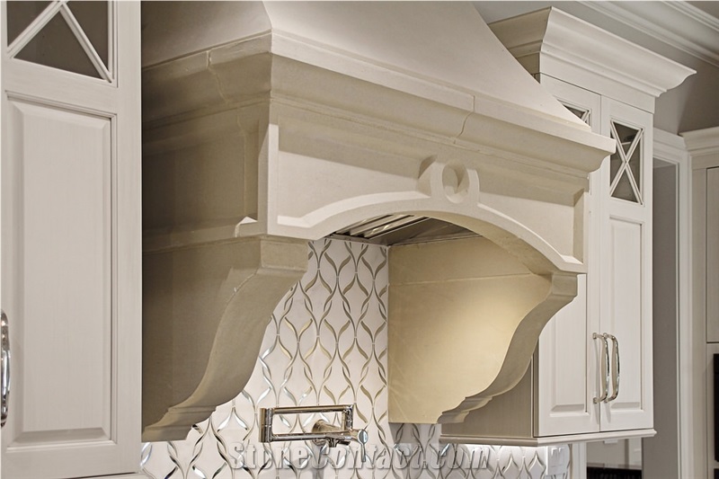 Bella Compana Cast Stone kitchen hood
