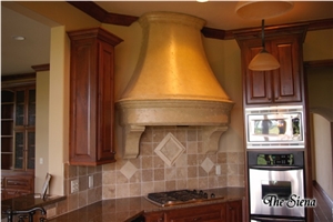 Bella Compana Cast Stone kitchen hood