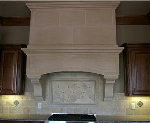 Bella Compana Cast Stone kitchen hood