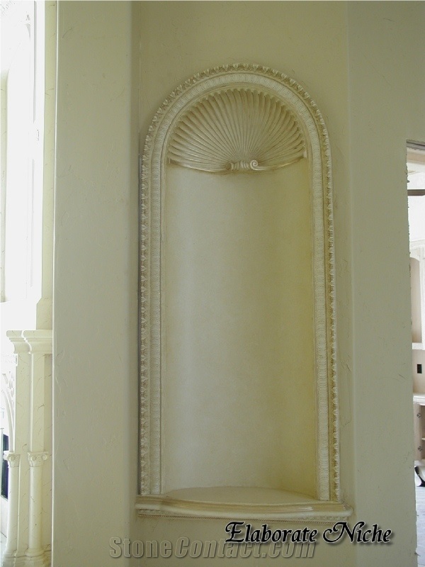Cast Stone Babbit Niche