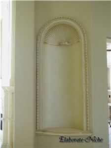 Cast Stone Babbit Niche