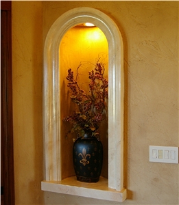 Cast Stone Babbit Niche