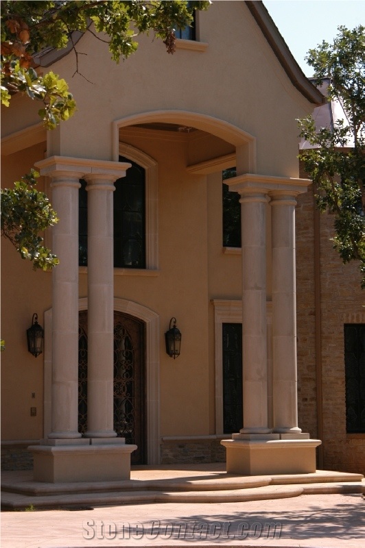 Cast Stone Doric Columns W Impost