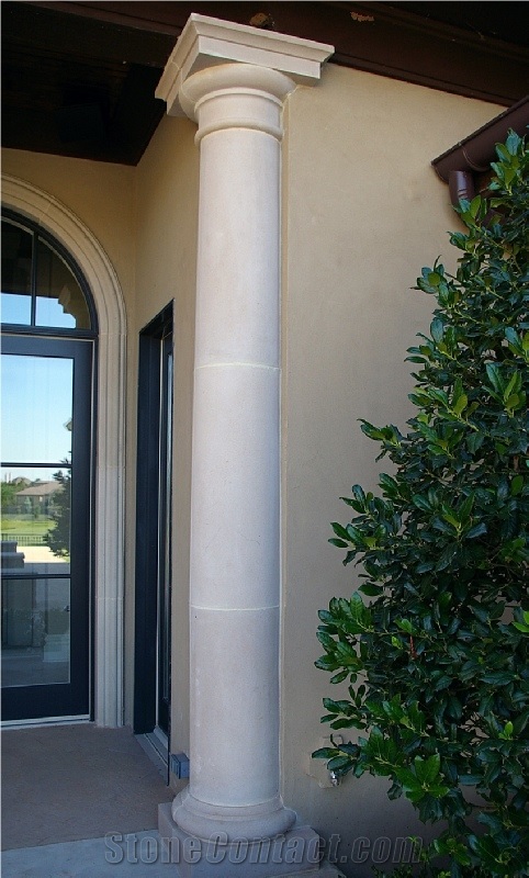 Cast Stone Tapered Tuscan Columns