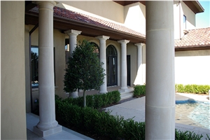 Cast Stone Tapered Tuscan Columns