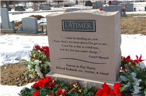 Renaissance Cast Stone Headstone