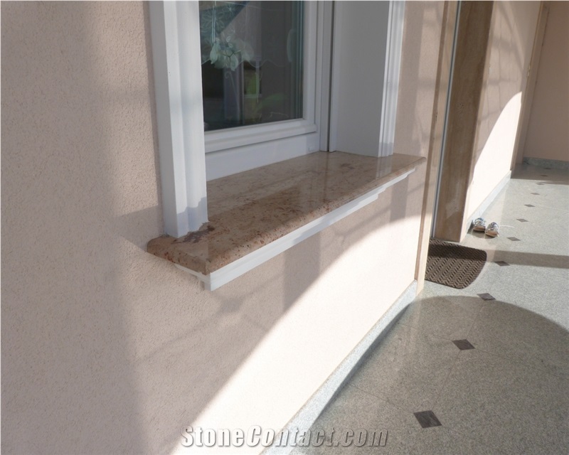 Shiva Gold Granite Window Sills