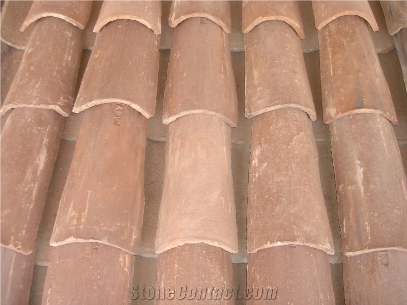 Hand-made Terracotta Cholla Roof Tile