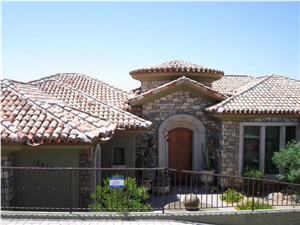 Hand-made Terracotta Cholla Roof Tile