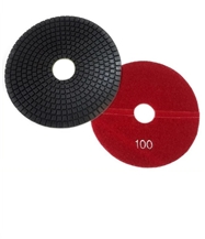 6" SDA Premium Wet Grinding Diamond V'cro Pad. Polishing Pad
