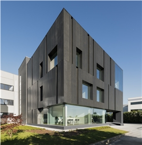 Lapitec Nero Antracite Sintered Stone Exterior Wall Panels