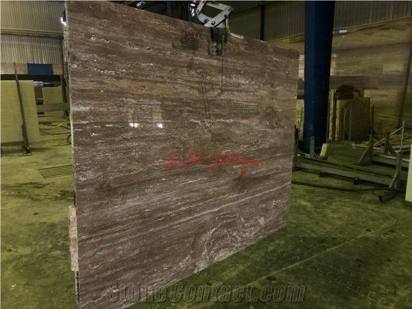 Silver Travertine Slabs