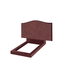 Red Granite Horizontal Monument Model G-1