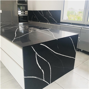 Artificial Quartz Stone Kitchen Countertop