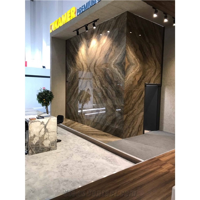 Illusion Bronze Marble Slabs