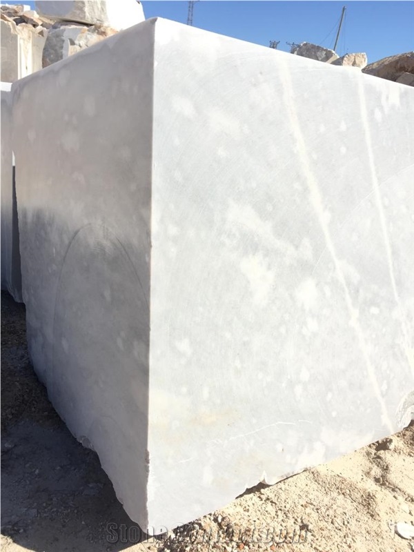 Afyon Silver Grey Marble Block