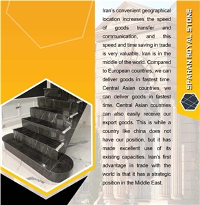 Pietra Gray Marble Staircase Pietra Gray Marble Staircase