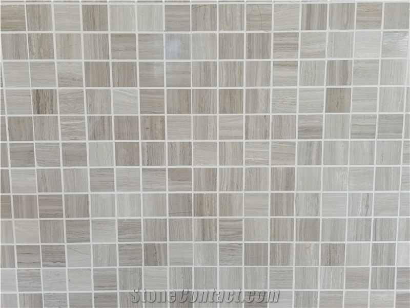 Silver Serpeggiante Mosaic Wall Cladding Tiles