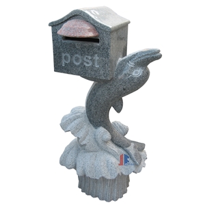 Granite Mailbox,Garden Post Box,Outdoor Mailbox