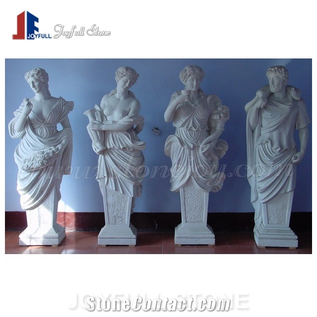Life Size Garden Marble Four Seasons Statue Sculpture