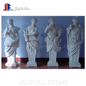 Life Size Garden Marble Four Seasons Statue Sculpture