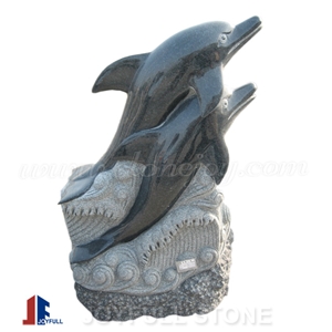 Life Size Sculpture Stone Animal Dolphin Sculptures