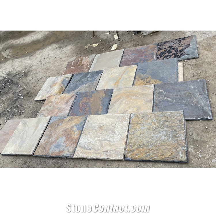 Factory Direct Rusty Slate tile for Home Decoration