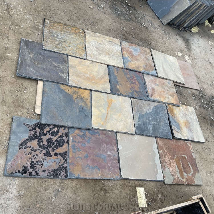 Factory Direct Rusty Slate tile for Home Decoration