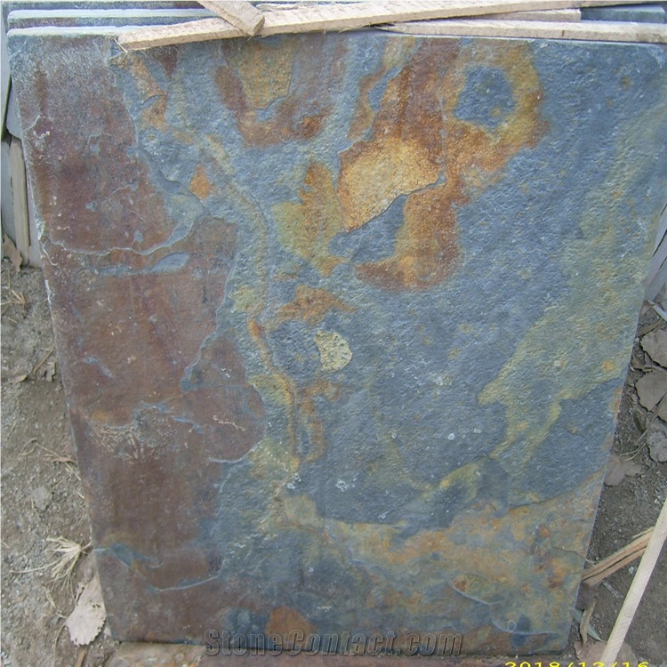 Natural Rusty Slate Tile, Slate Floor Tiles 